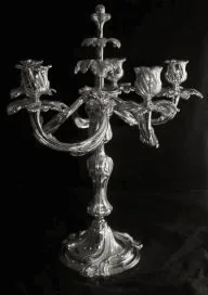 Chandelier en argent