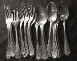 Ménagère en argent massif